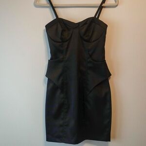 NWOT Satin Cocktail Mini Dress
